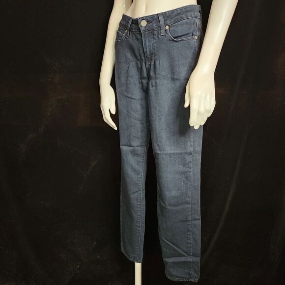 Paige Verdugo Ankle Dark Wash Blue Jeans (26) - Picture 2 of 8